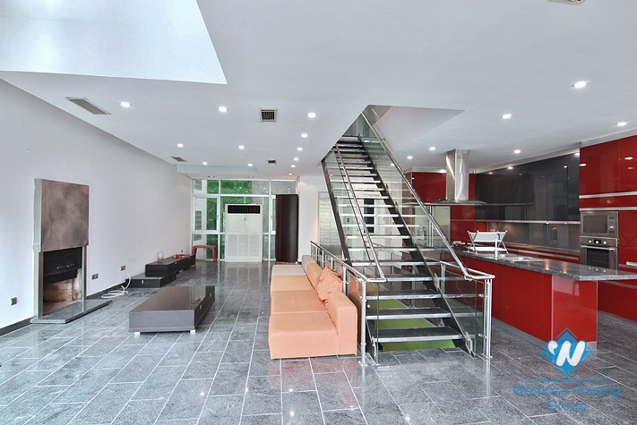 Unique roof-top swimming pool house for rent in Tay Ho, Hanoi 
